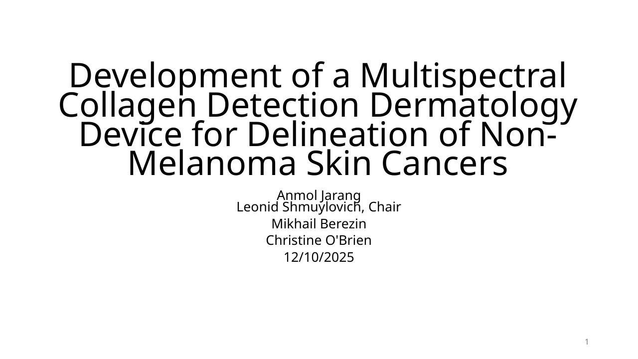 Thesis title slide